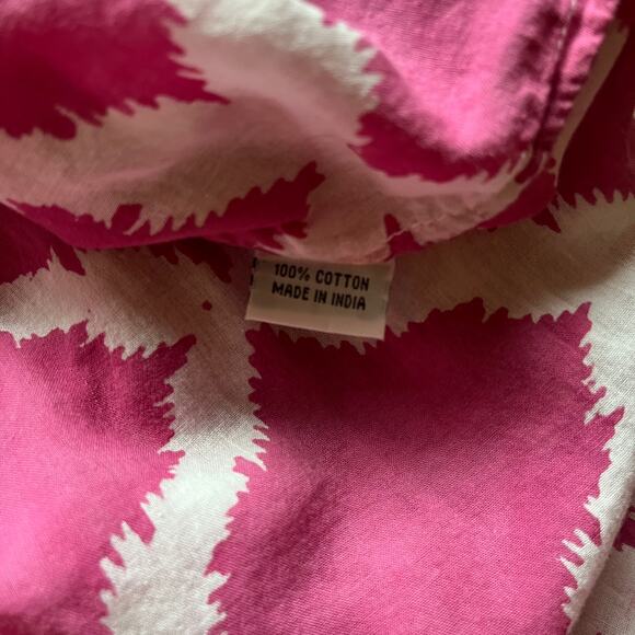 Roberta Roller Rabbit  Pink and White Detail Tunic Coverup Size Small - Picture 7 of 7